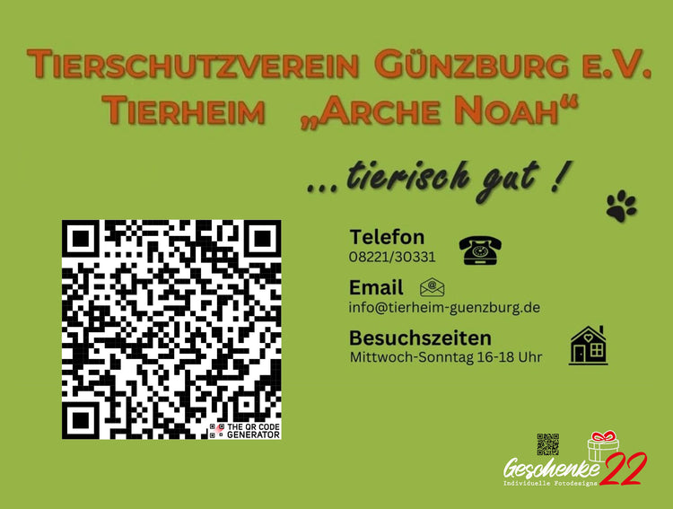 ❤️ 20 % Rabatt für Tierfreunde – Gemeinsam Gutes tun für das Tierheim Arche Noah 🐾