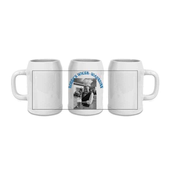 Bierkrug personalisiert 0,5l - mit Bild, Logo und Text bedruckbar