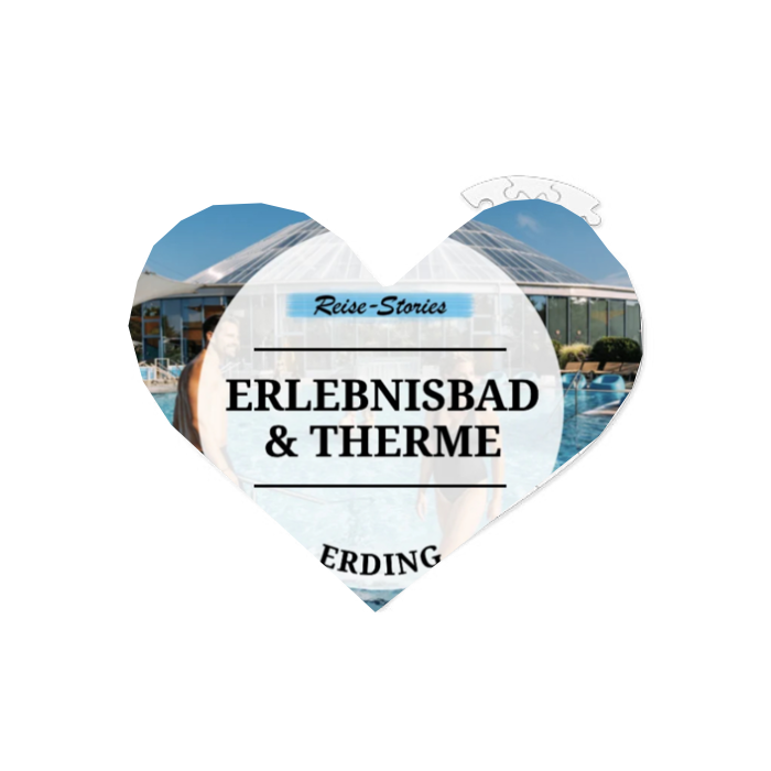 Personalisiertes Fotopuzzle in Herzform  - Eine Liebe, Ein Bild, Unvergesslicher Spaß