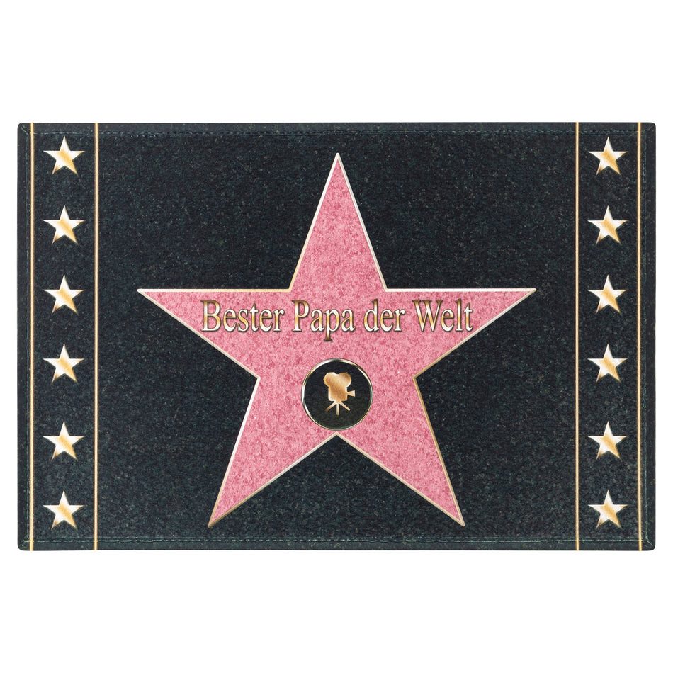 Fußmatte Walk of Fame WOF - Der Stern der Stars in Hollywood